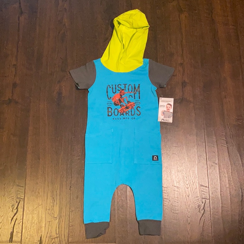 Rags Hooded Romper